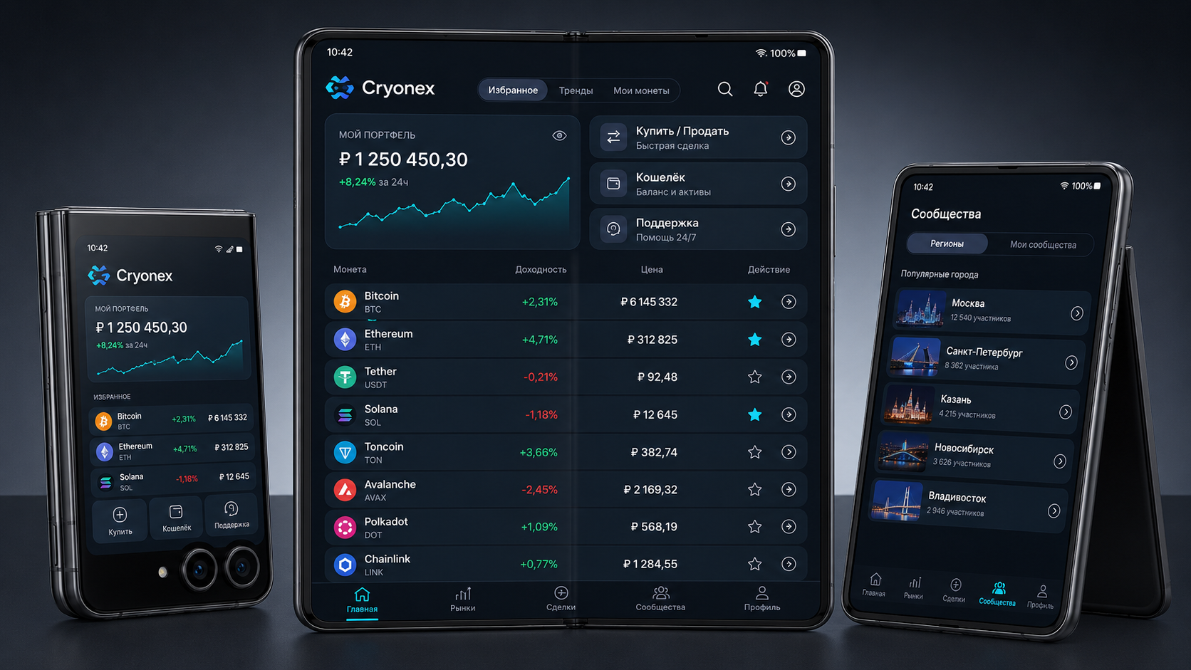 Криптобиржа “Cryonex”