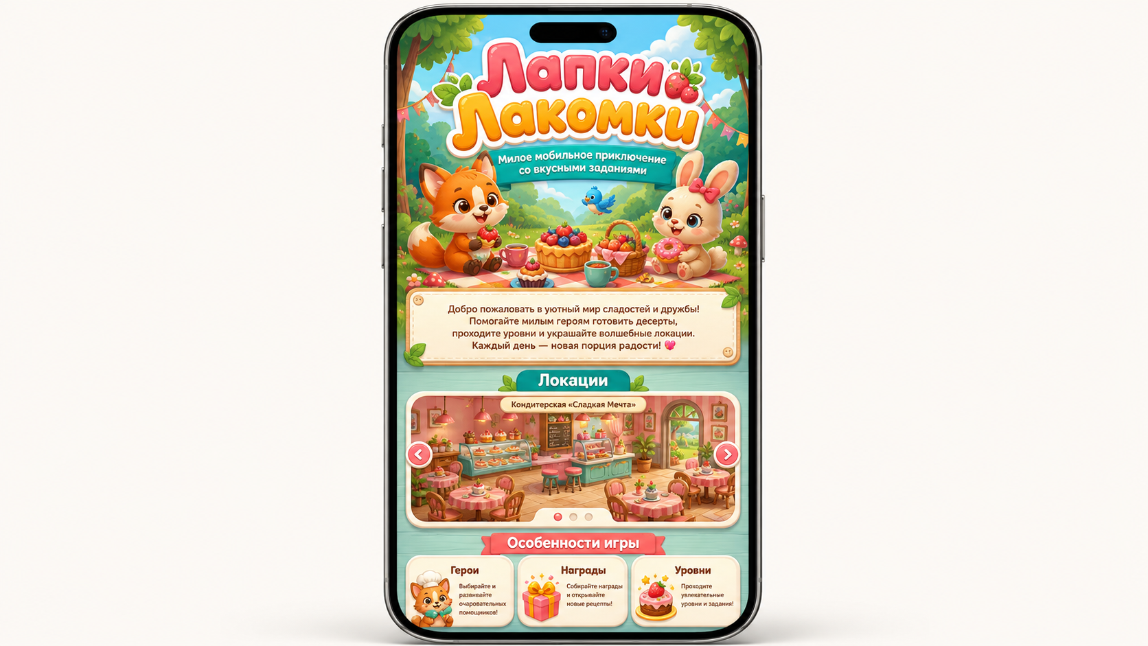 Кулинарная игра «Лапки-Лакомки»