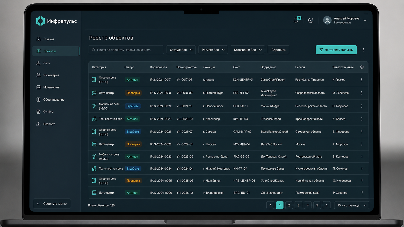 Инфраструктурная платформа «Инфрапульс»