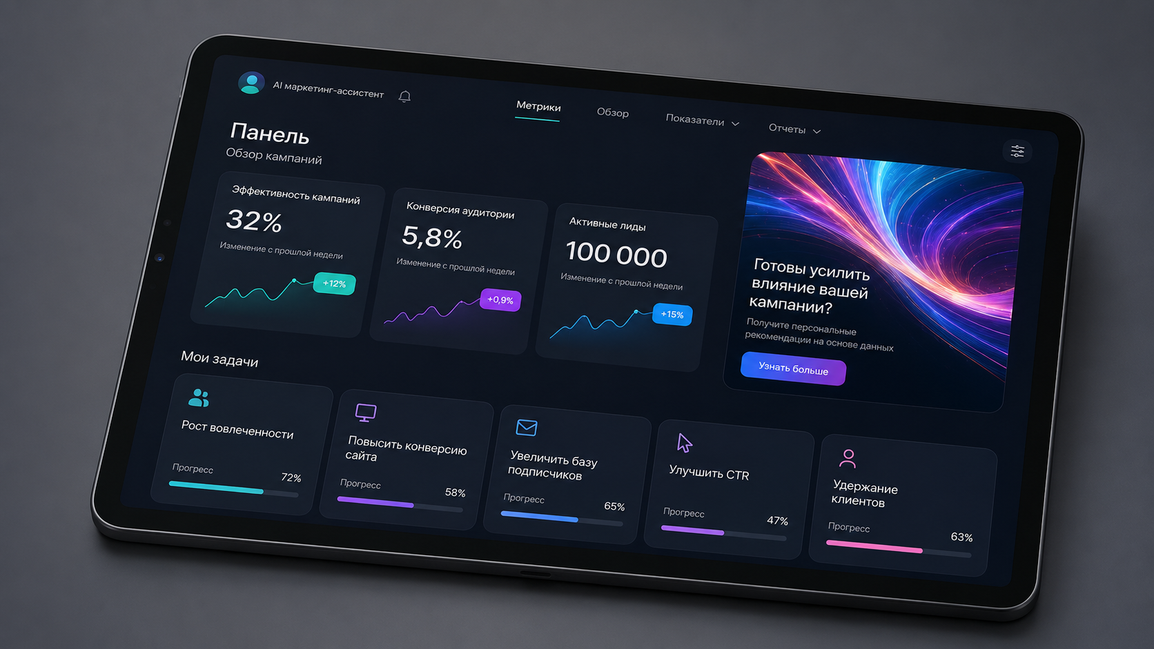 ИИ-ассистент “MarketMind”