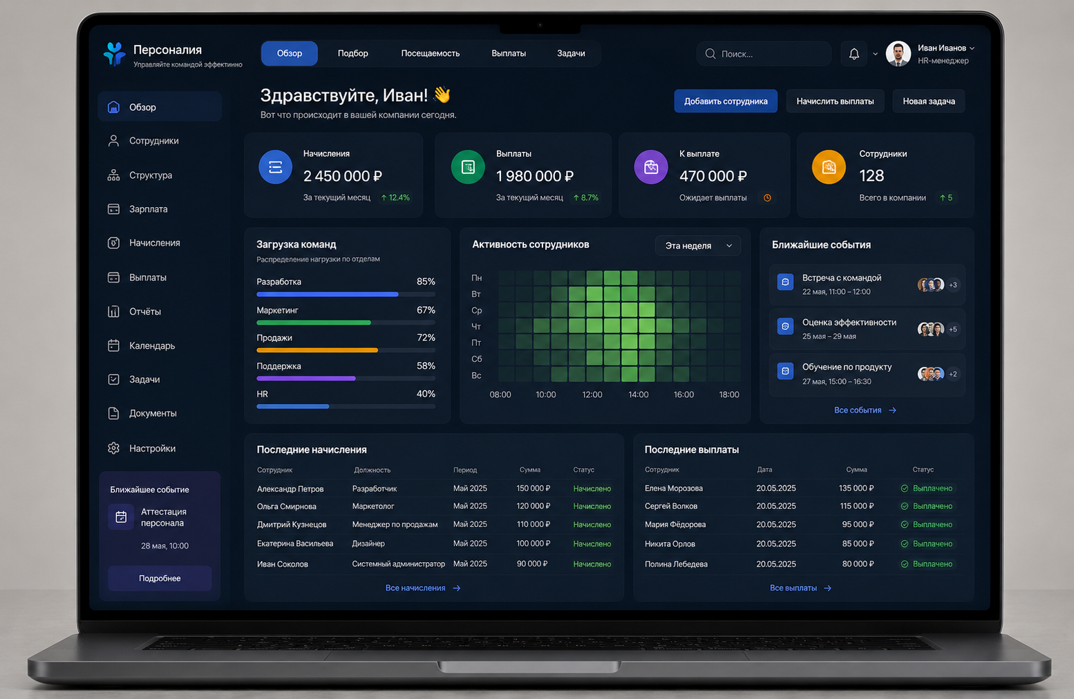 HR-платформа «Персоналия»