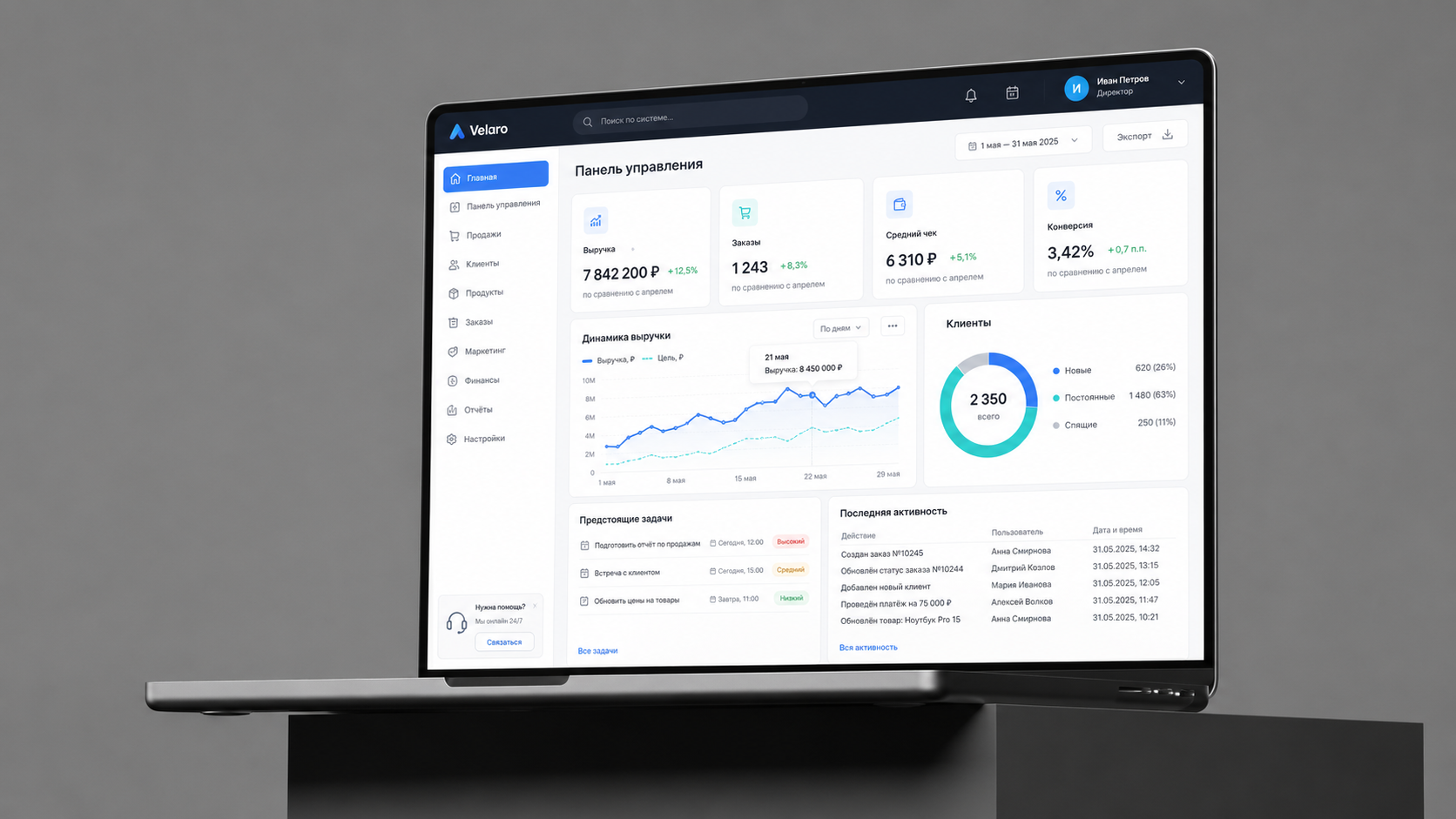 Бизнес-платформа «Velaro»