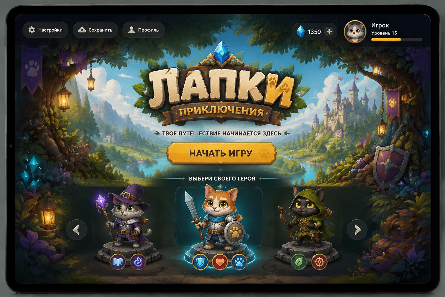 Игра «Лапки: Приключения»