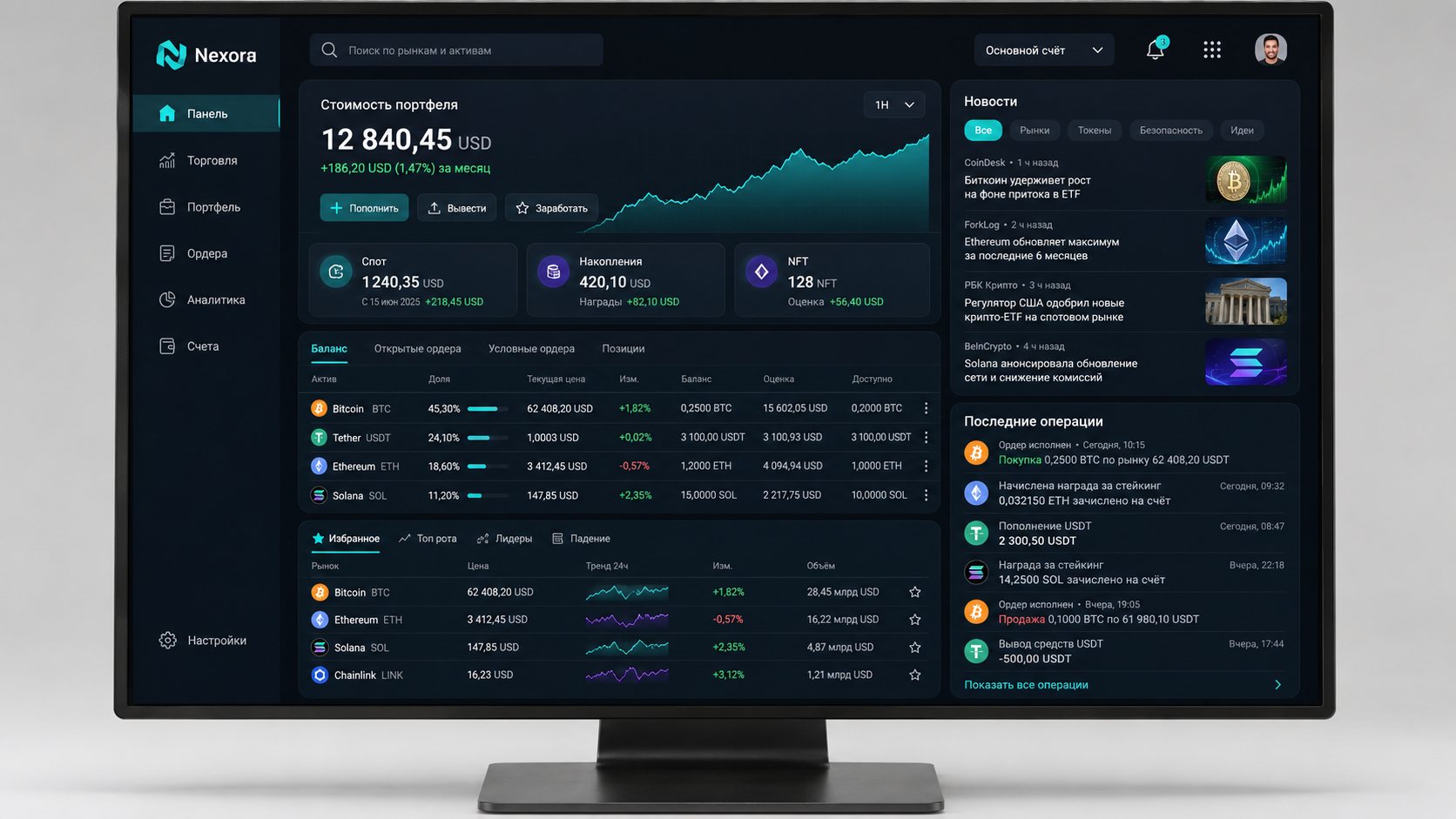 Торговый терминал “Nexora”